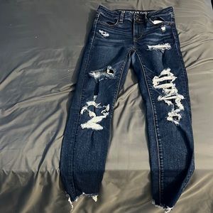 american eagle ,4 at the store,blue